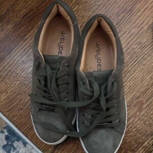 army green sneakers